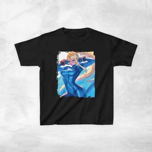 Kids  gaming shirt Samus Aran