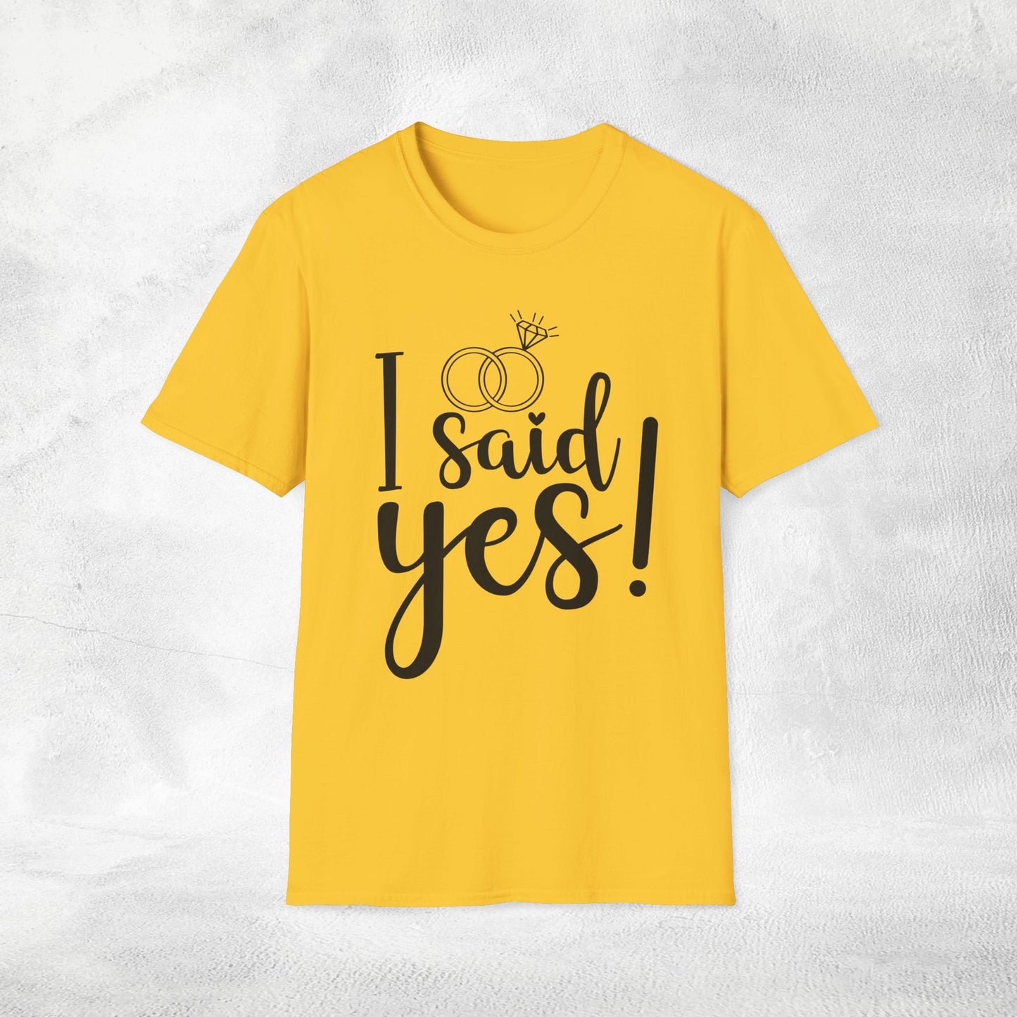 Women T-Shirt i said yes bachelorette party