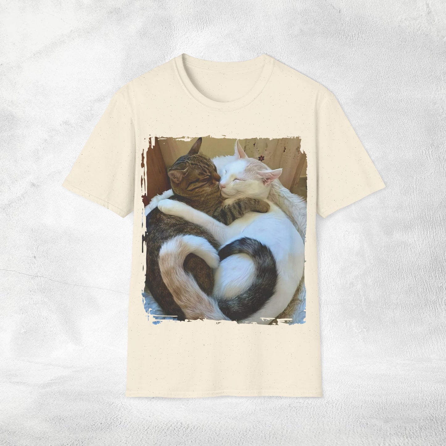 Unisex couples T-Shirt cats