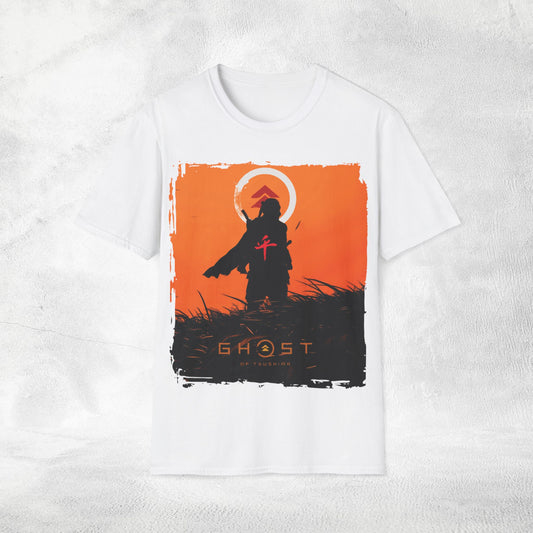 Unisex gaming shirt Ghost of Tsushima