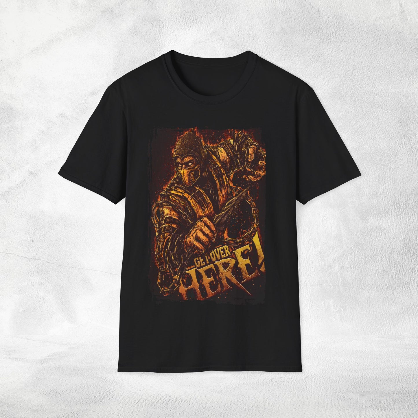 Unisex Gaming shirt Mortal Kombat get over here !
