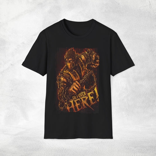 Unisex Gaming shirt Mortal Kombat get over here !
