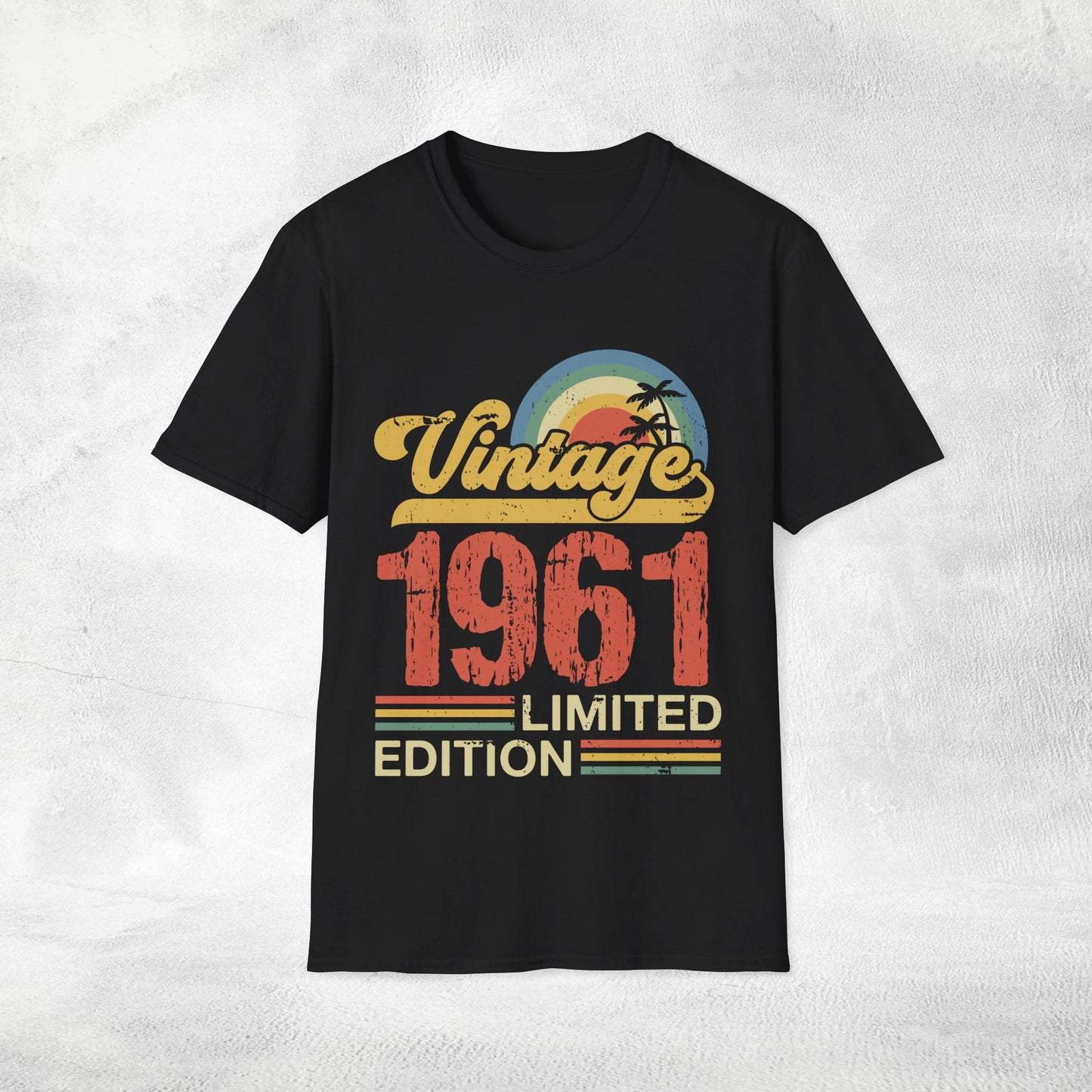 Unisex year of birth shirt 1961