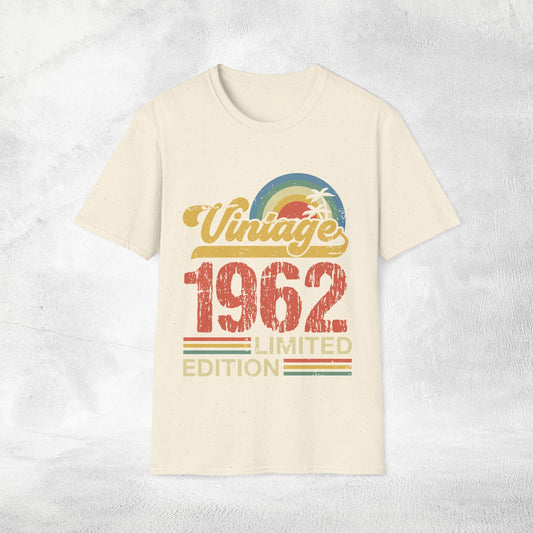 Unisex year of birth shirt 1962