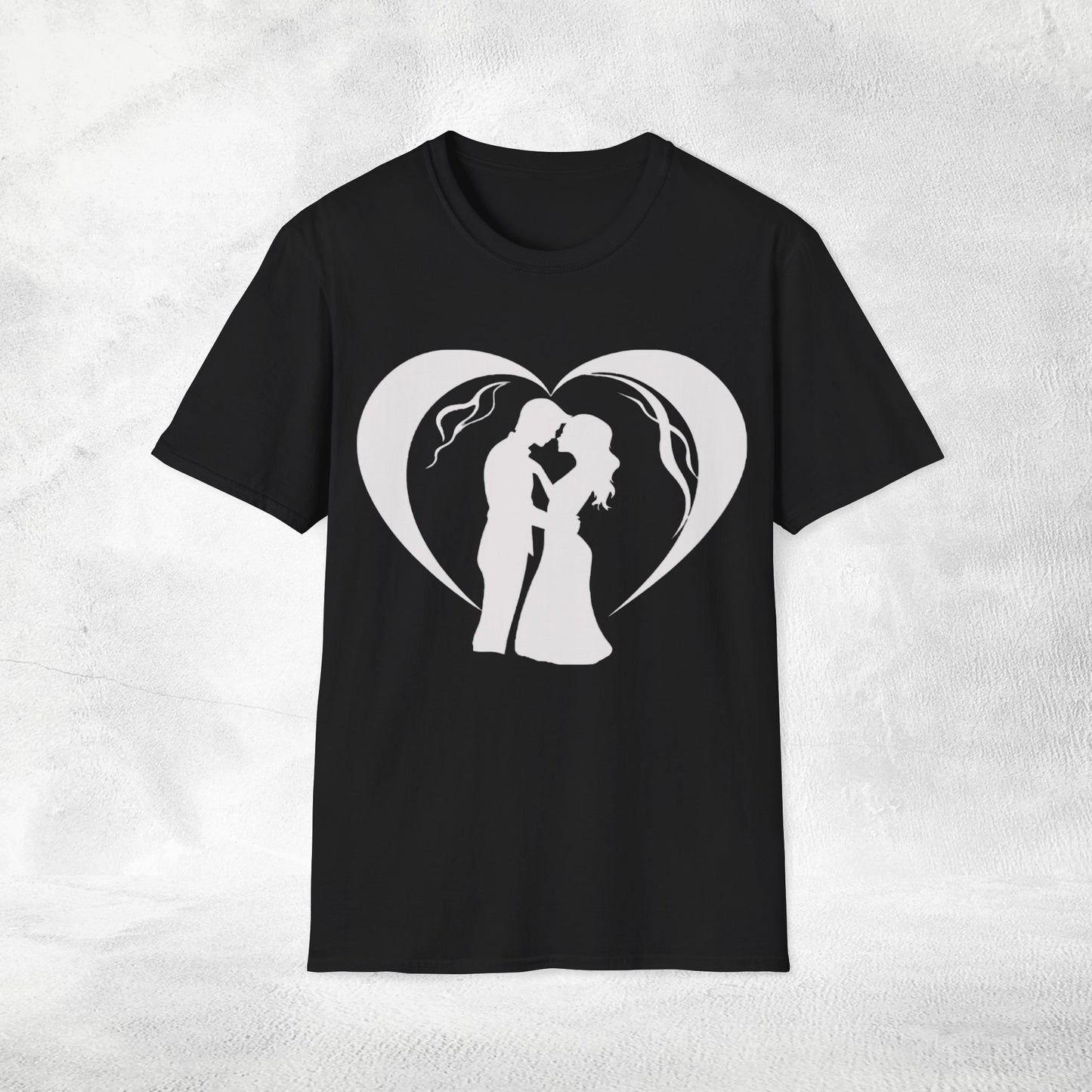 Unisex couples T-Shirt heart