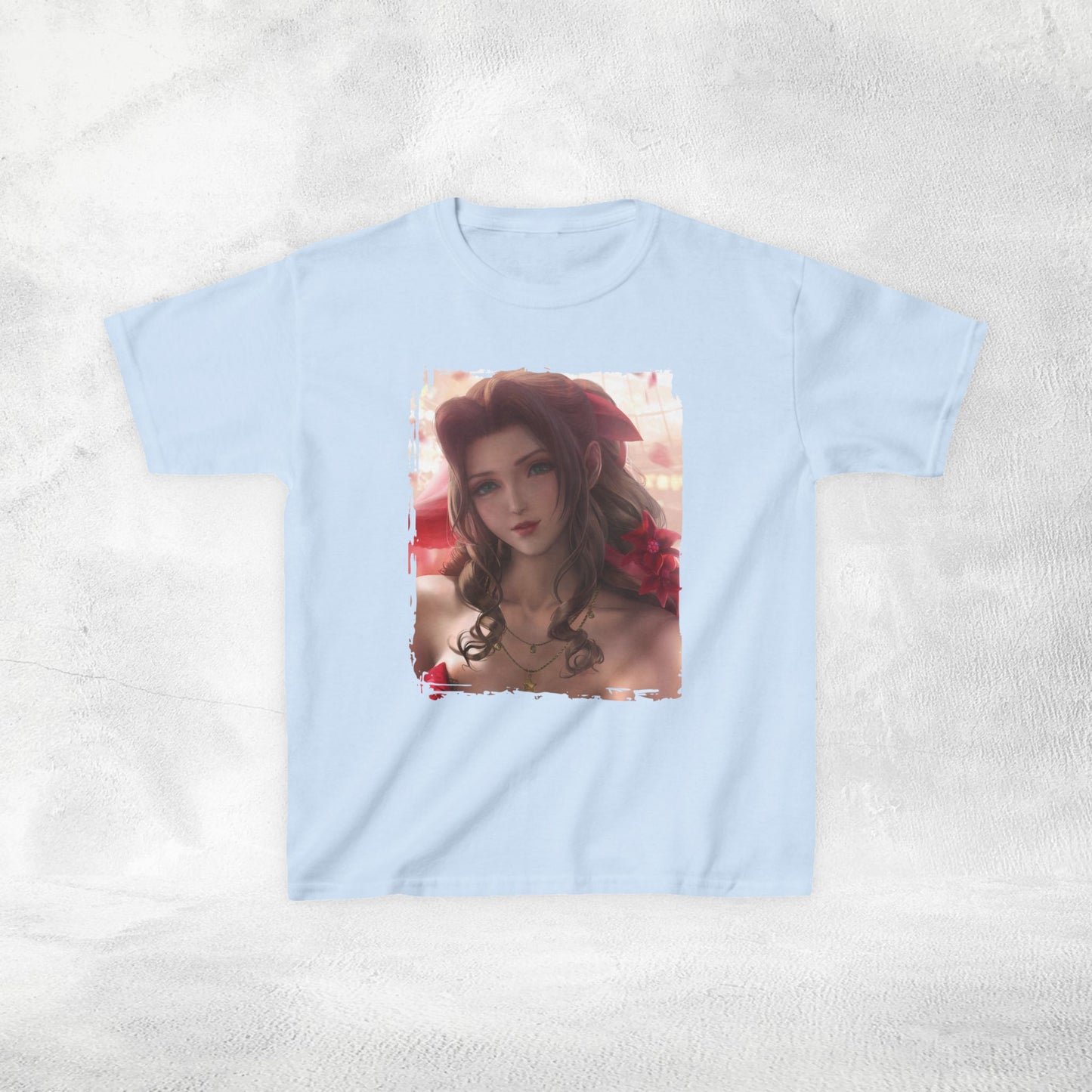 Kids gaming shirt Final Fantasy Aerith Gainsborough