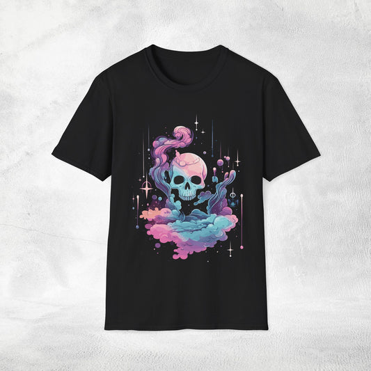 Unisex Gothic Shirt Pastel Skull
