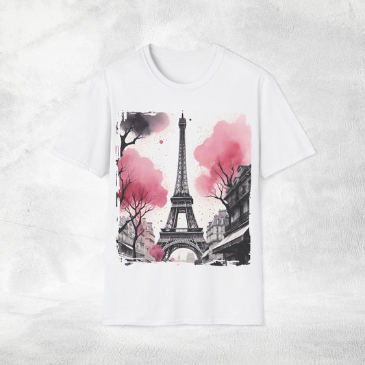 Women T-shirt from Paris with love vacation tee