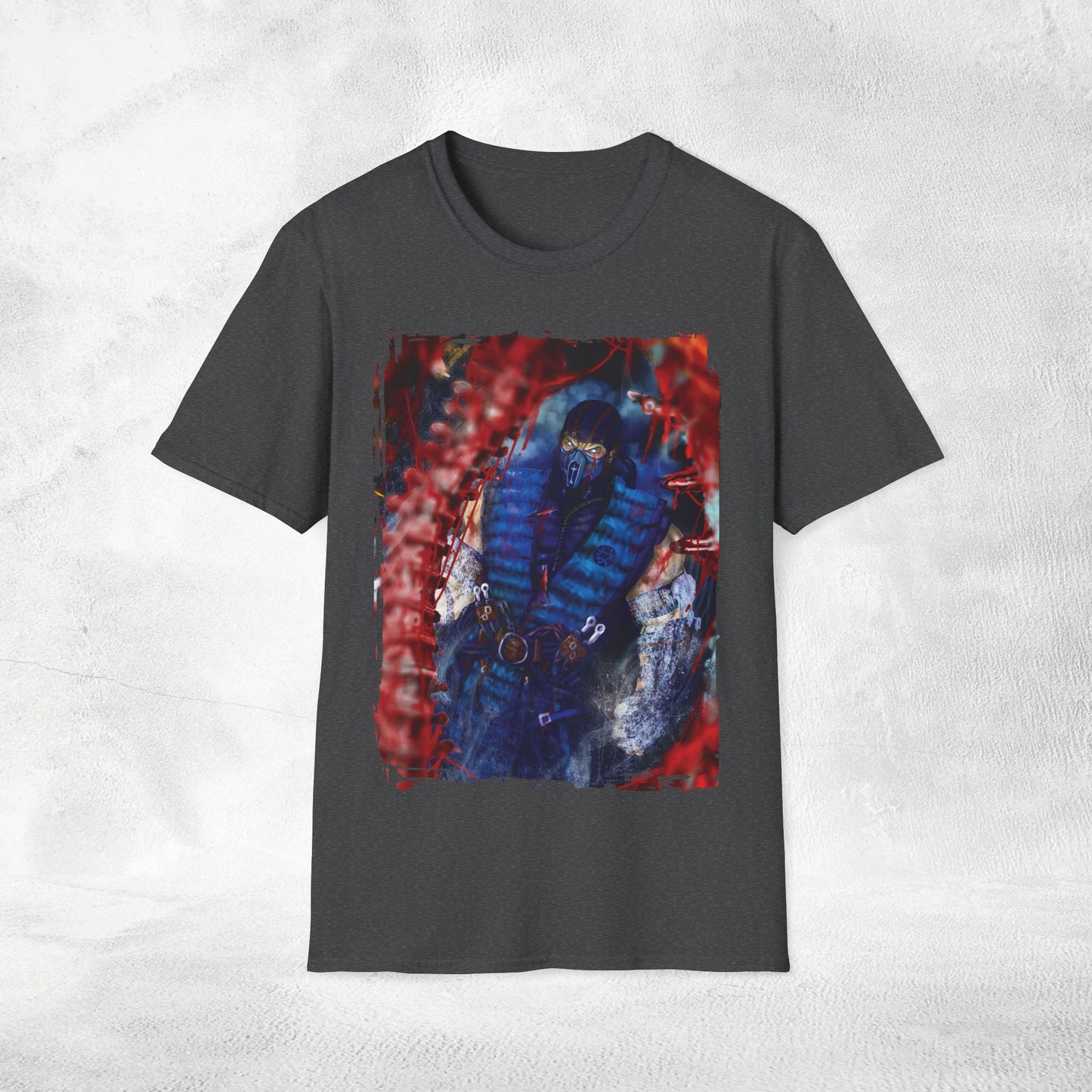 Unisex gaming shirt Mortal Kombat Sub-Zero Fatality