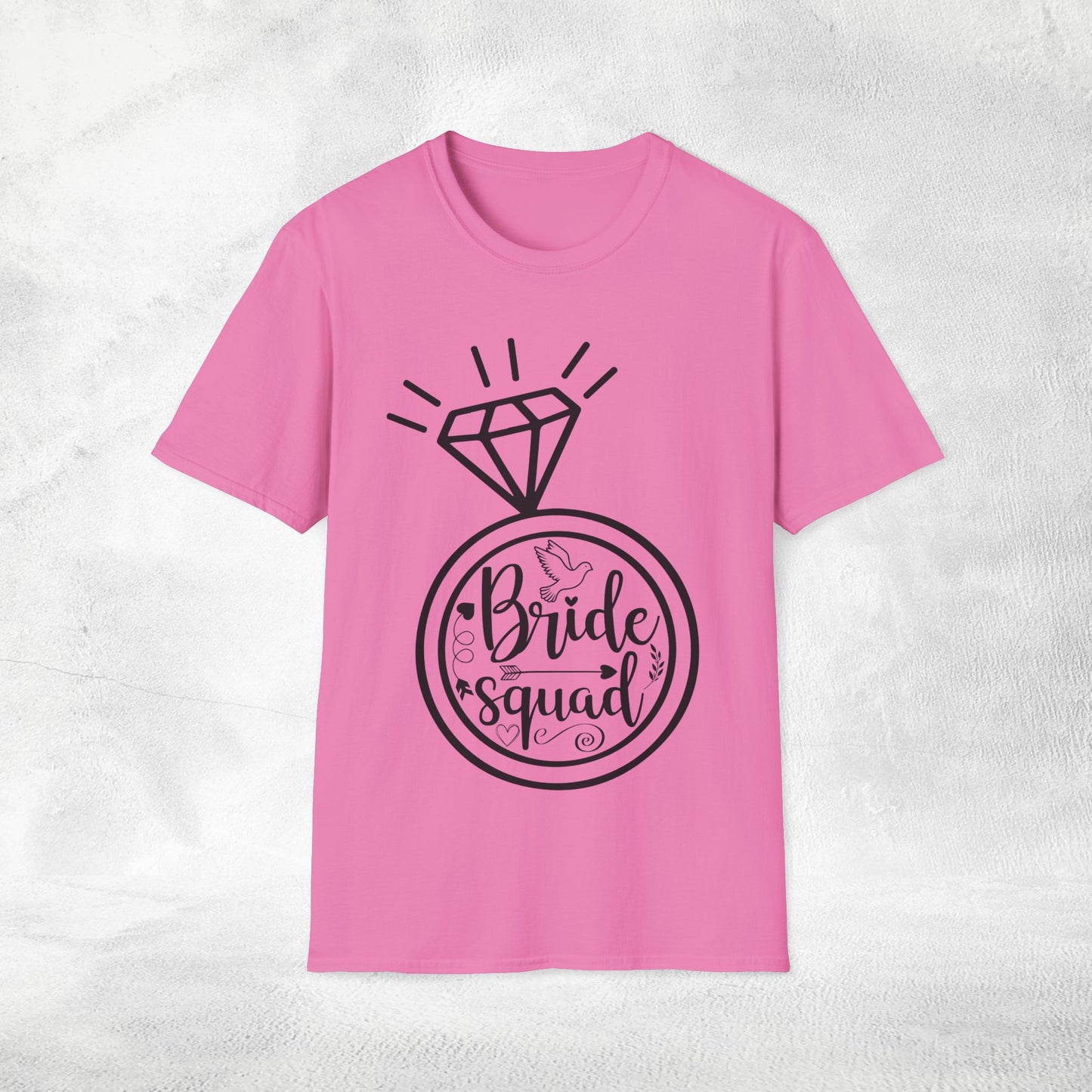 Women T-Shirt bride squad bachelorette party