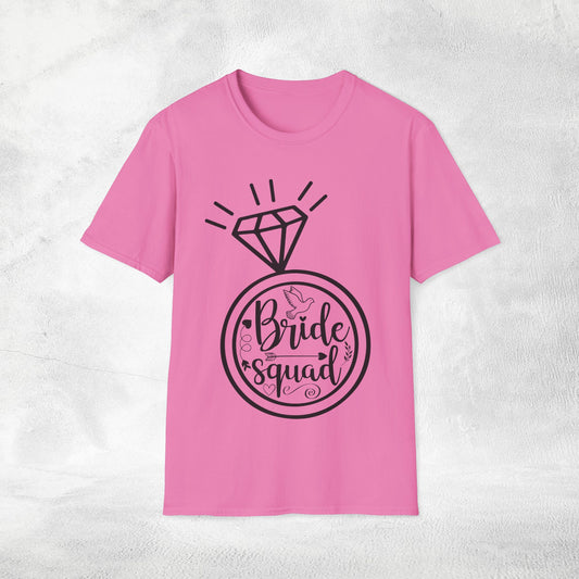 Women's T-Shirt bride squad bachelorette party