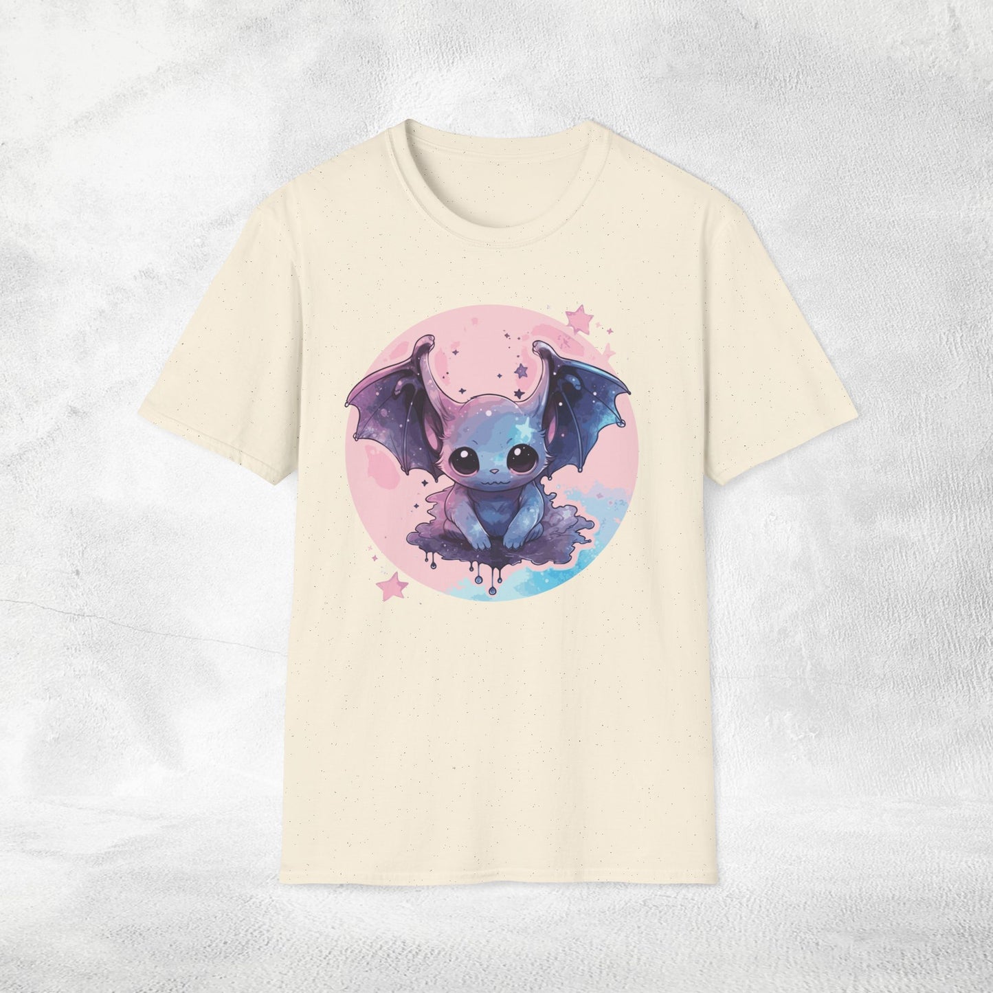Unisex Gothic Shirt Pastel Bat