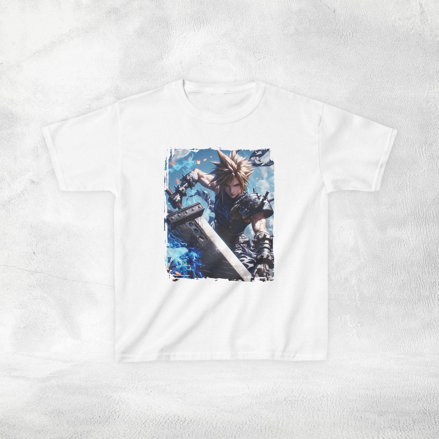 Kids gaming shirt Final Fantasy Cloud Strife