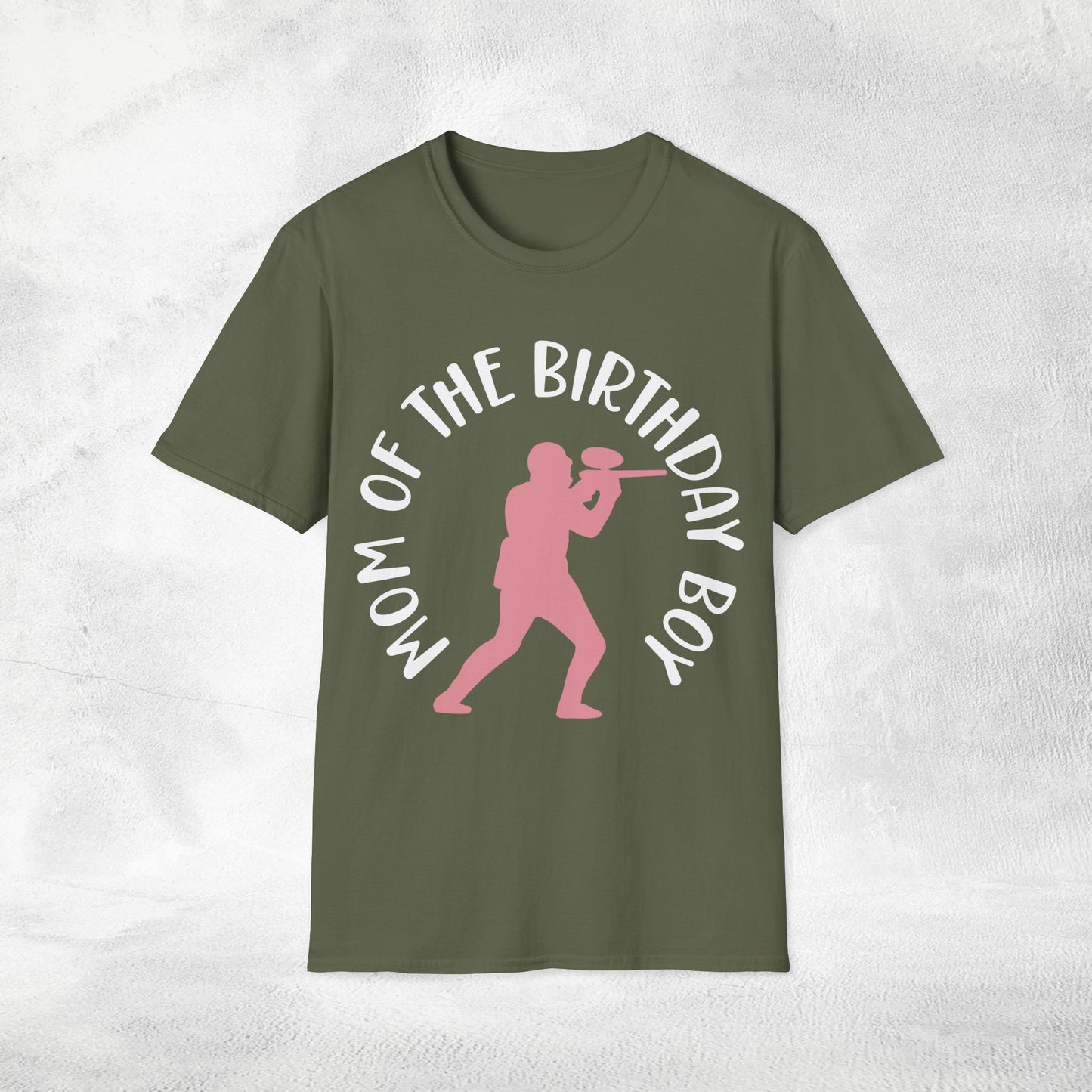 Unisex Paintball shirt Mom of the birthday boy