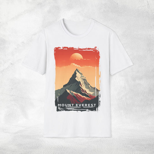 Women T-shirt Mount Everest vacation tee
