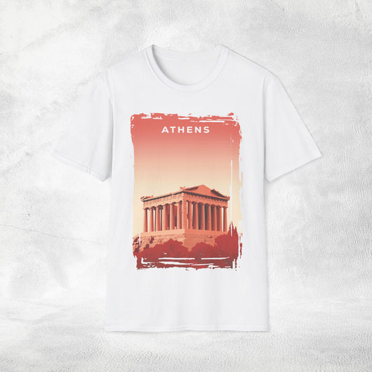 Women T-shirt Athens vacation tee