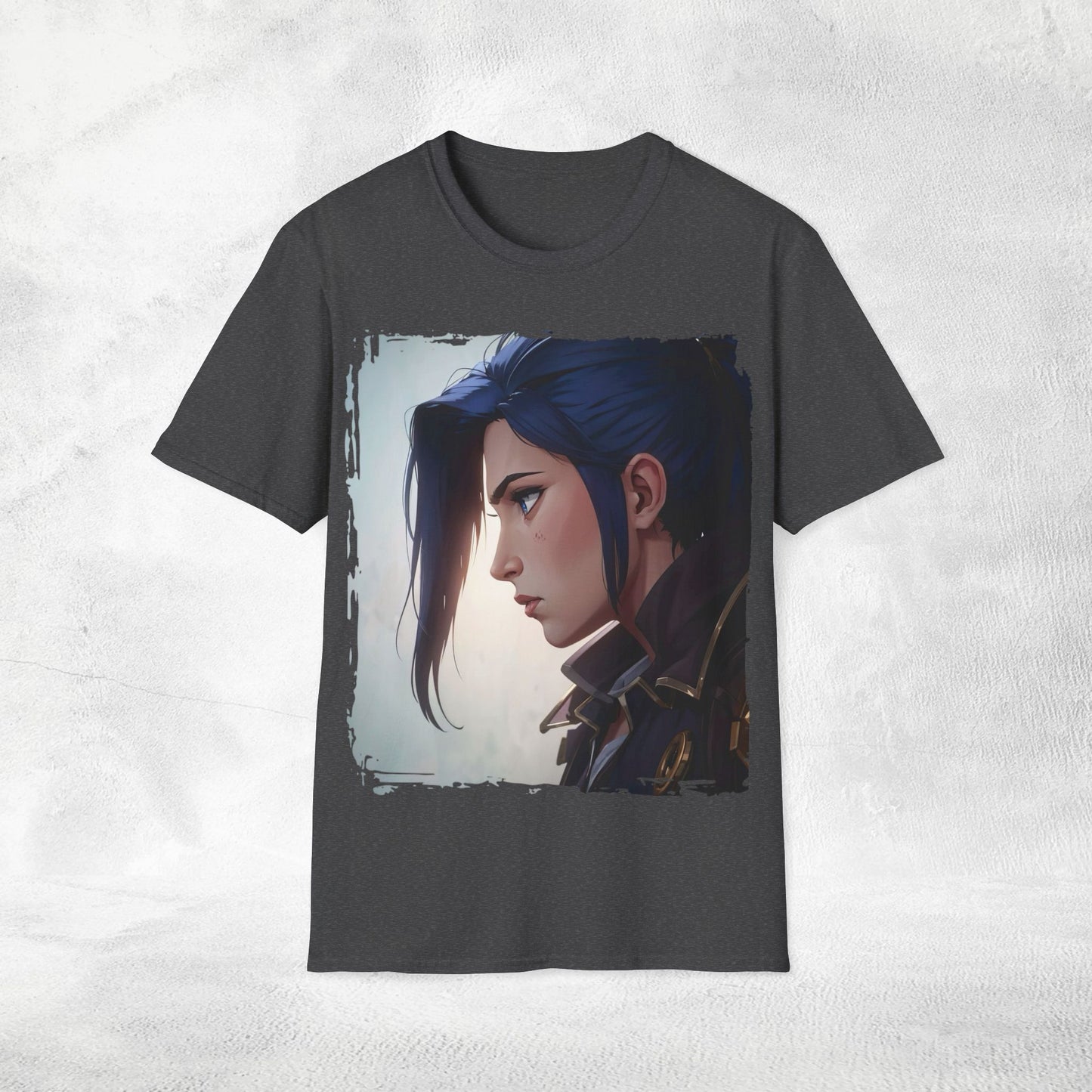 Unisex gaming shirt Caitlyn Arcane League of Legends