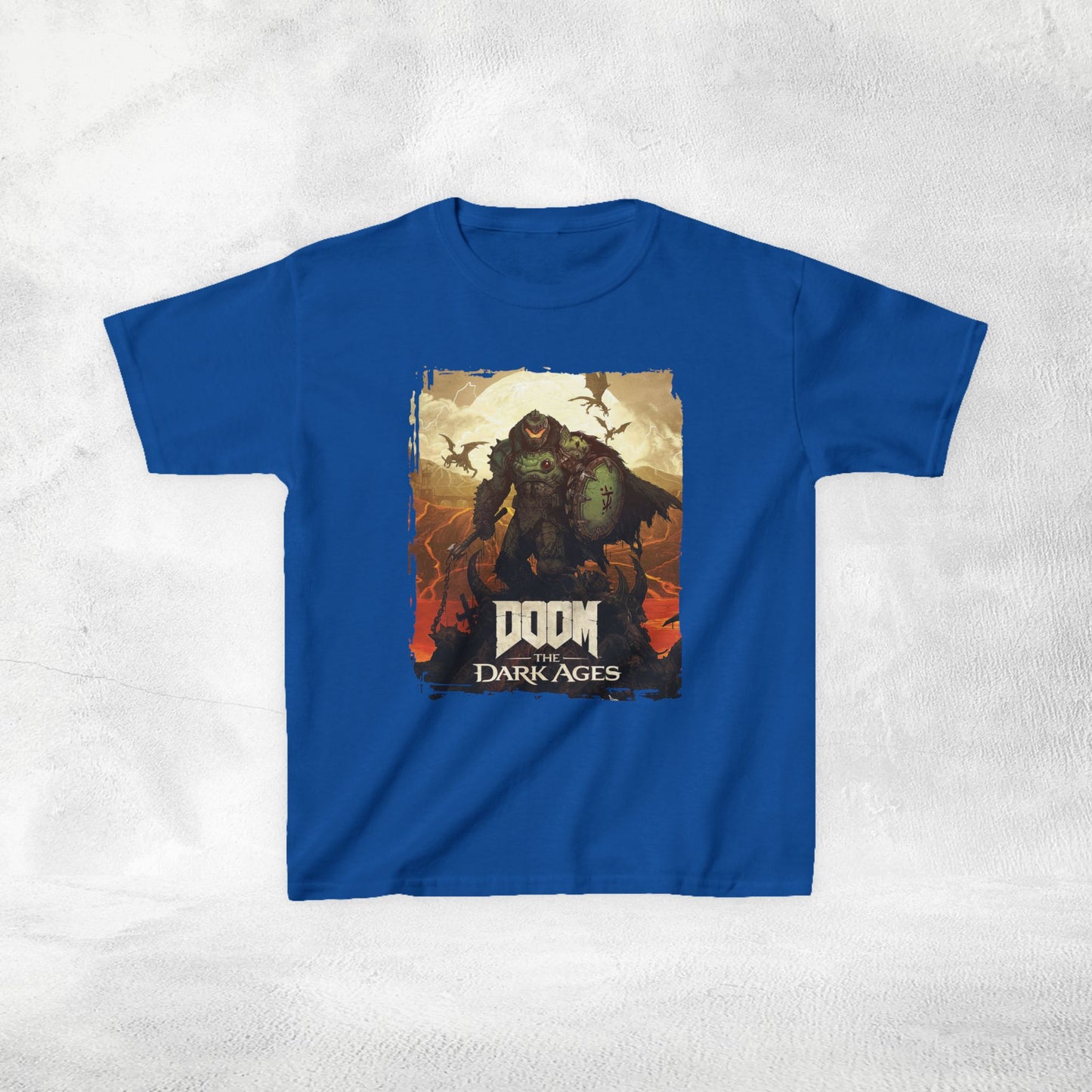 Kids  gaming shirt Doom the Dark Ages