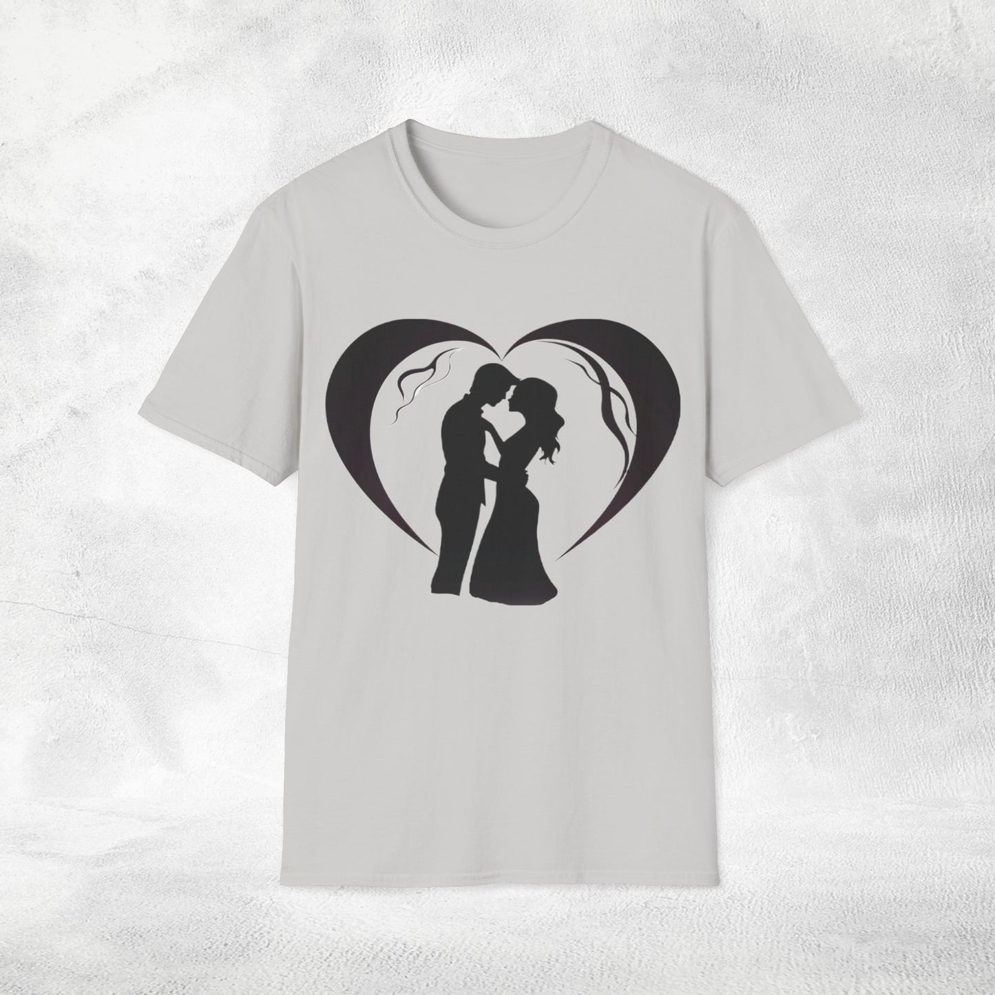 Unisex couples T-Shirt heart
