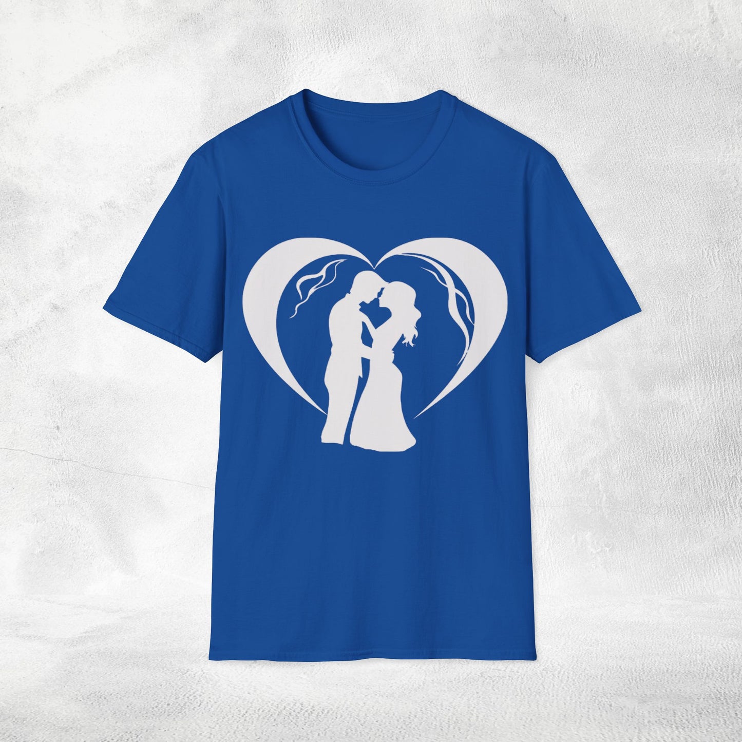 Unisex couples T-Shirt heart