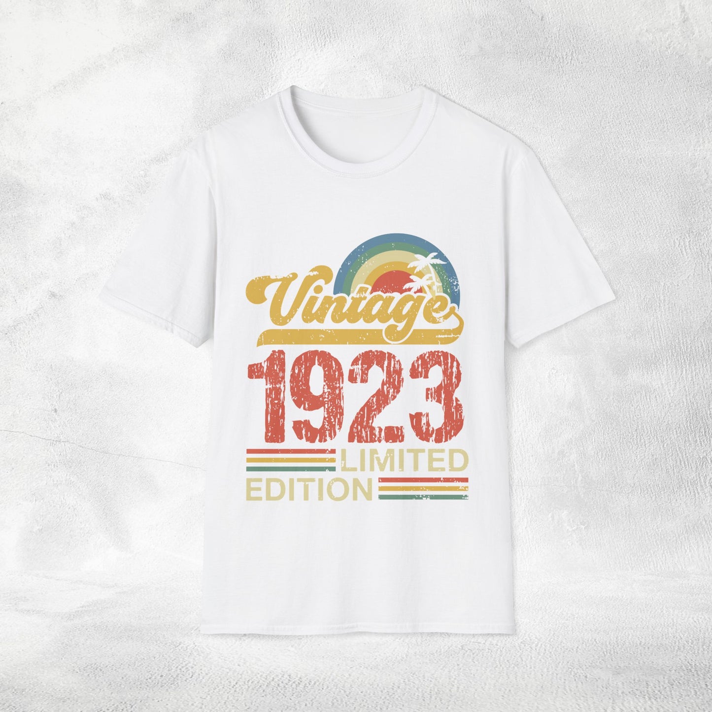 Unisex year of birth shirt 1923