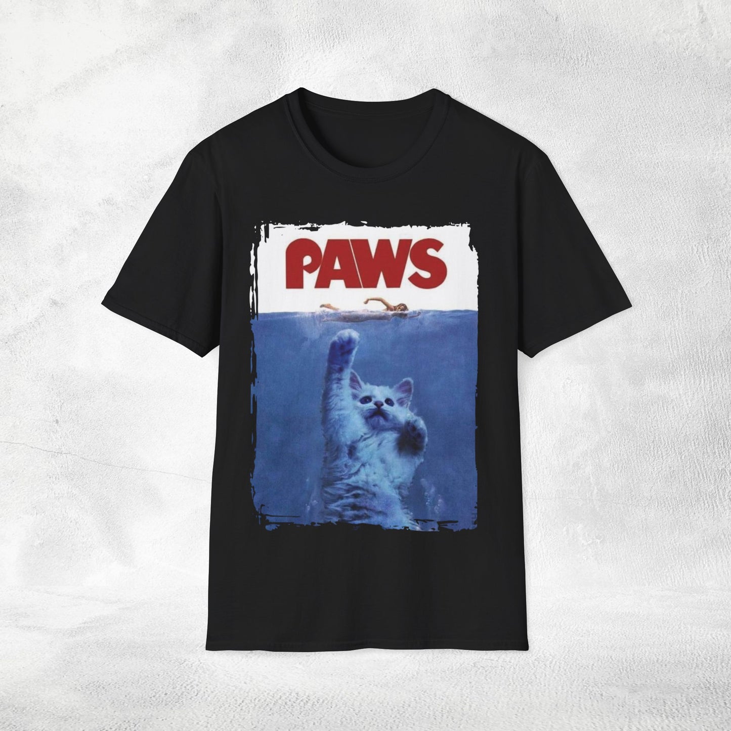 Unisex movie shirt Jaws Parody Paws