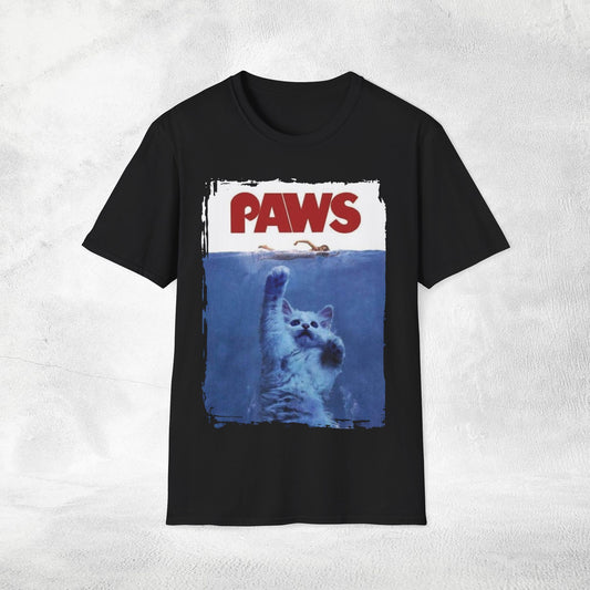 Unisex movie shirt Jaws Parody Paws