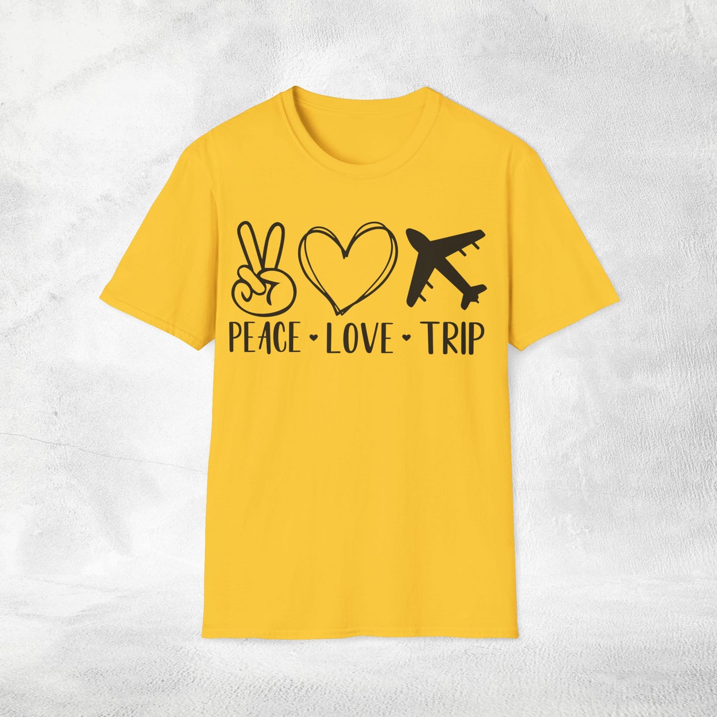 womens shirt peace love trip