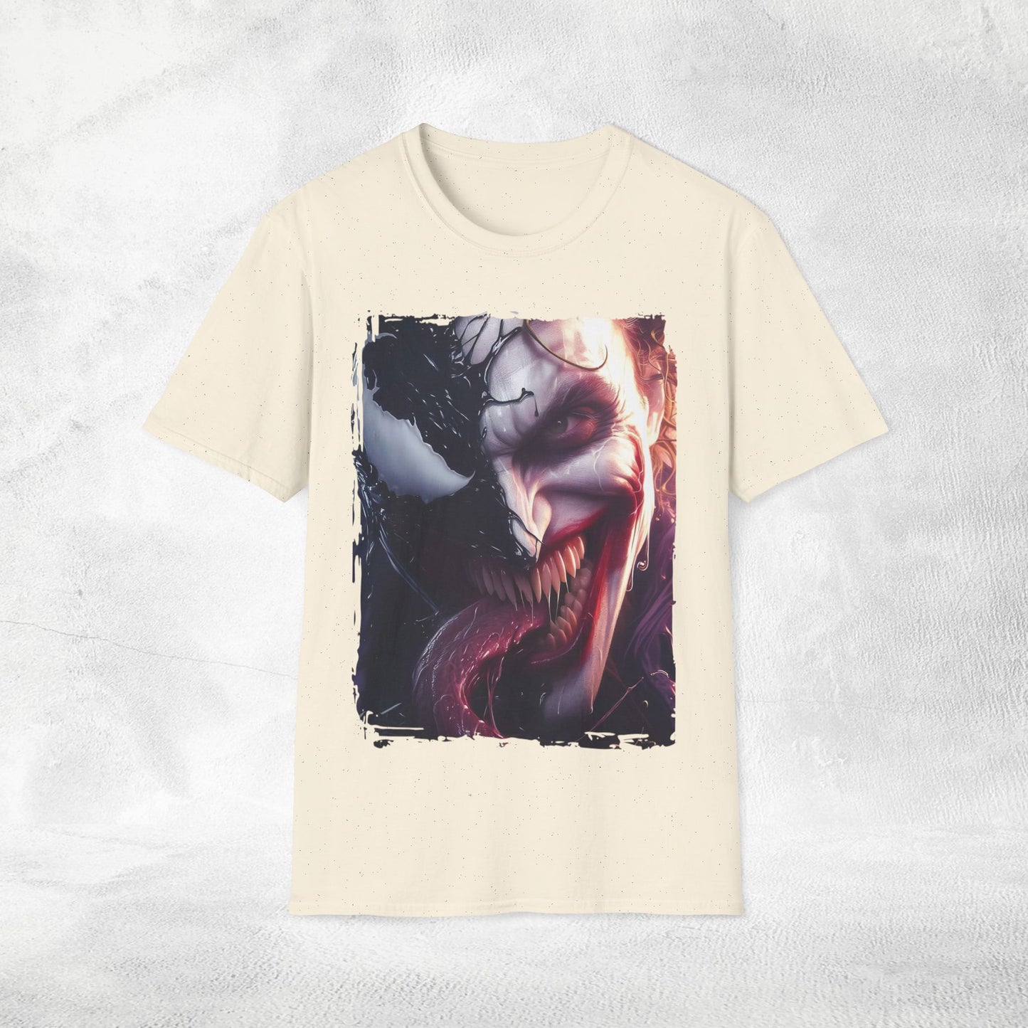 Unisex movie shirt Venom / Joker Crossover