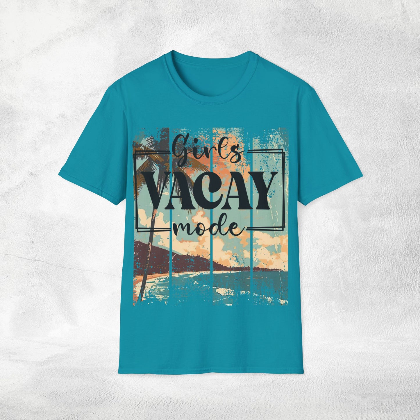 Womens T-shirt girls vacay mode