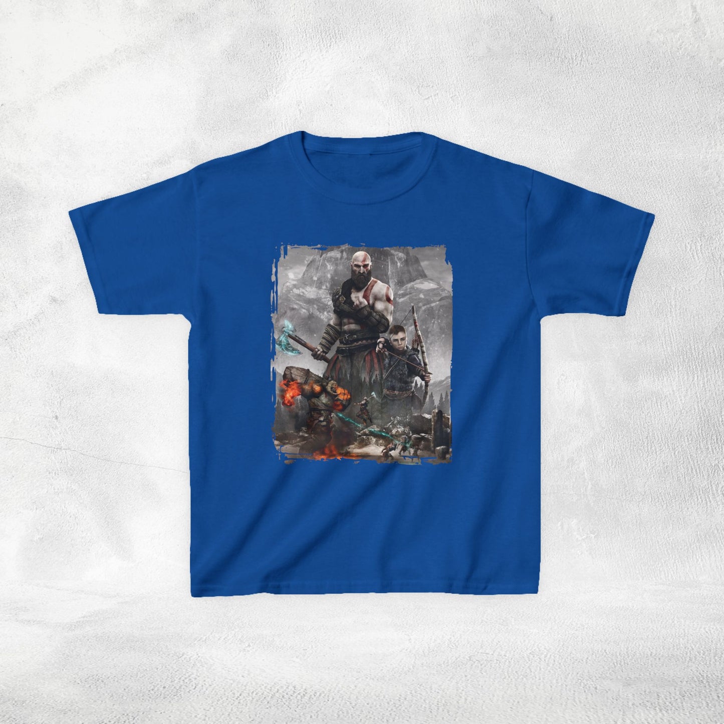 Kids  gaming shirt Kratos