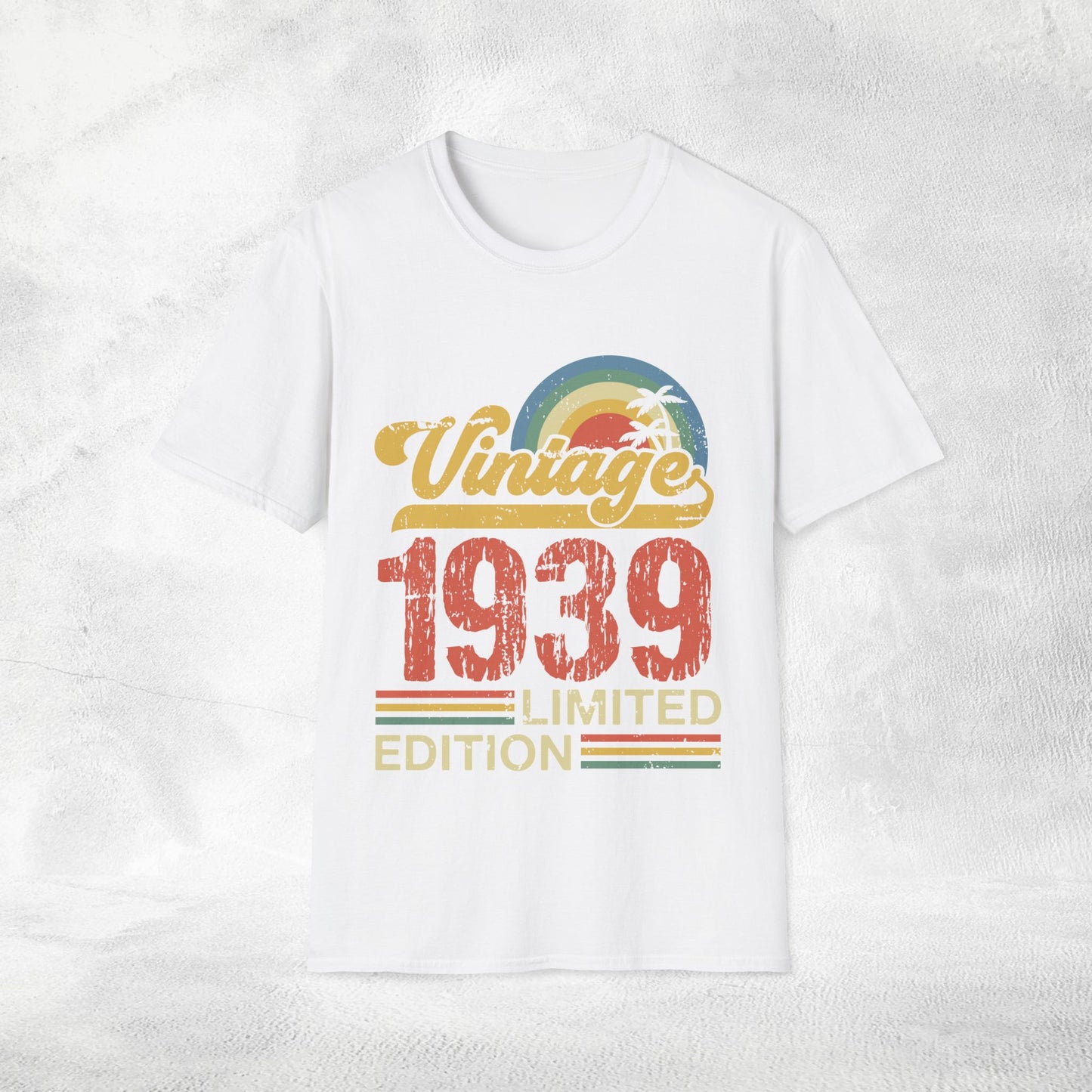 Unisex year of birth shirt 1939