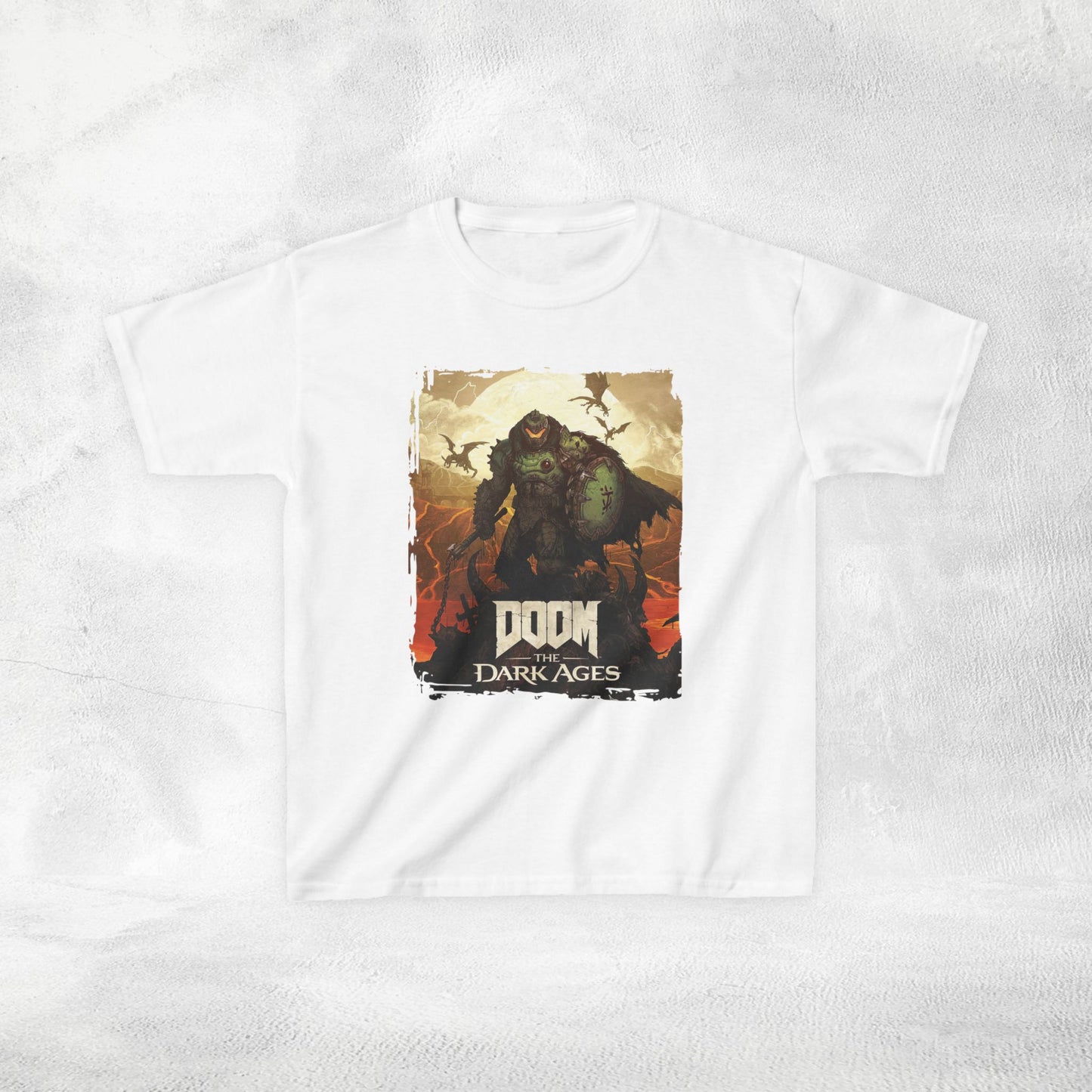 Kids  gaming shirt Doom the Dark Ages
