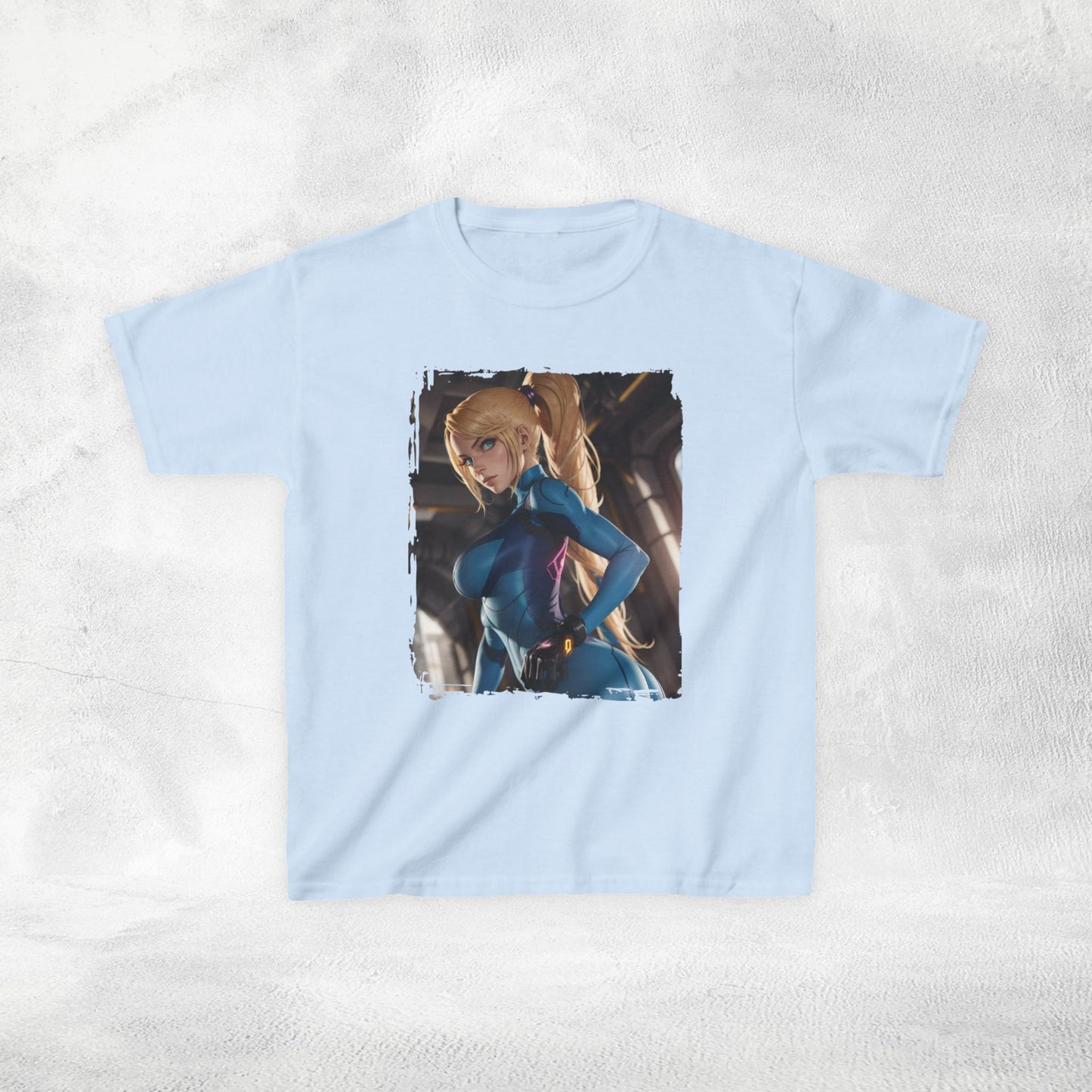Kids  gaming shirt Samus Aran