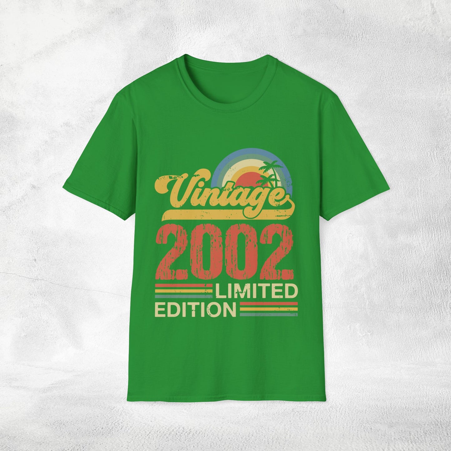 Unisex year of birth shirt 2002