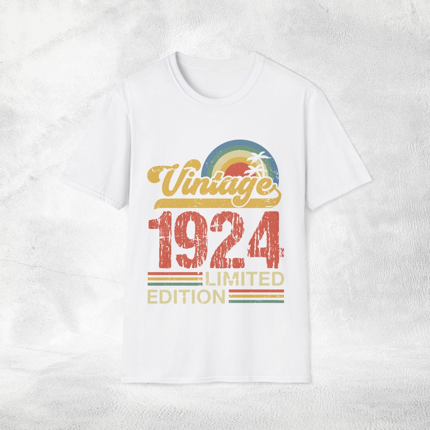 Unisex year of birth shirt 1924