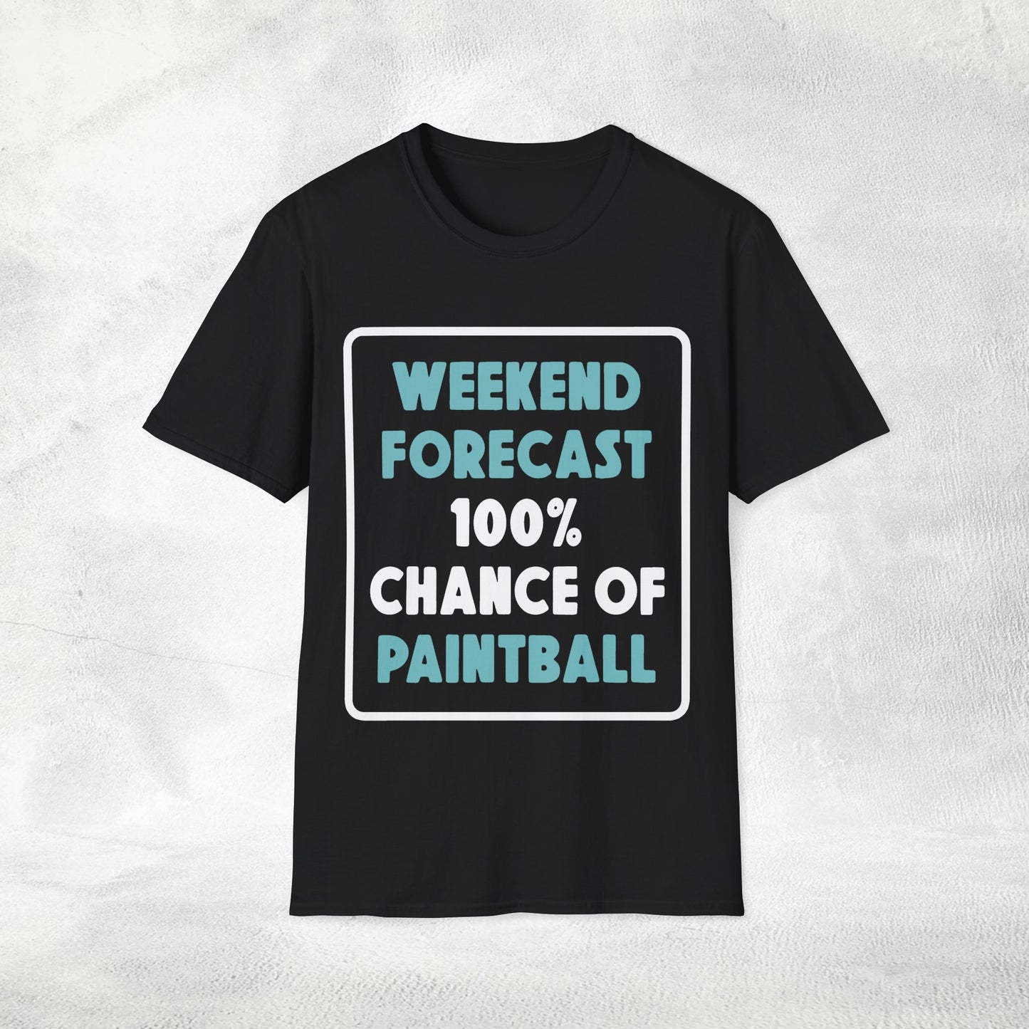 Unisex paintball shirt weekend