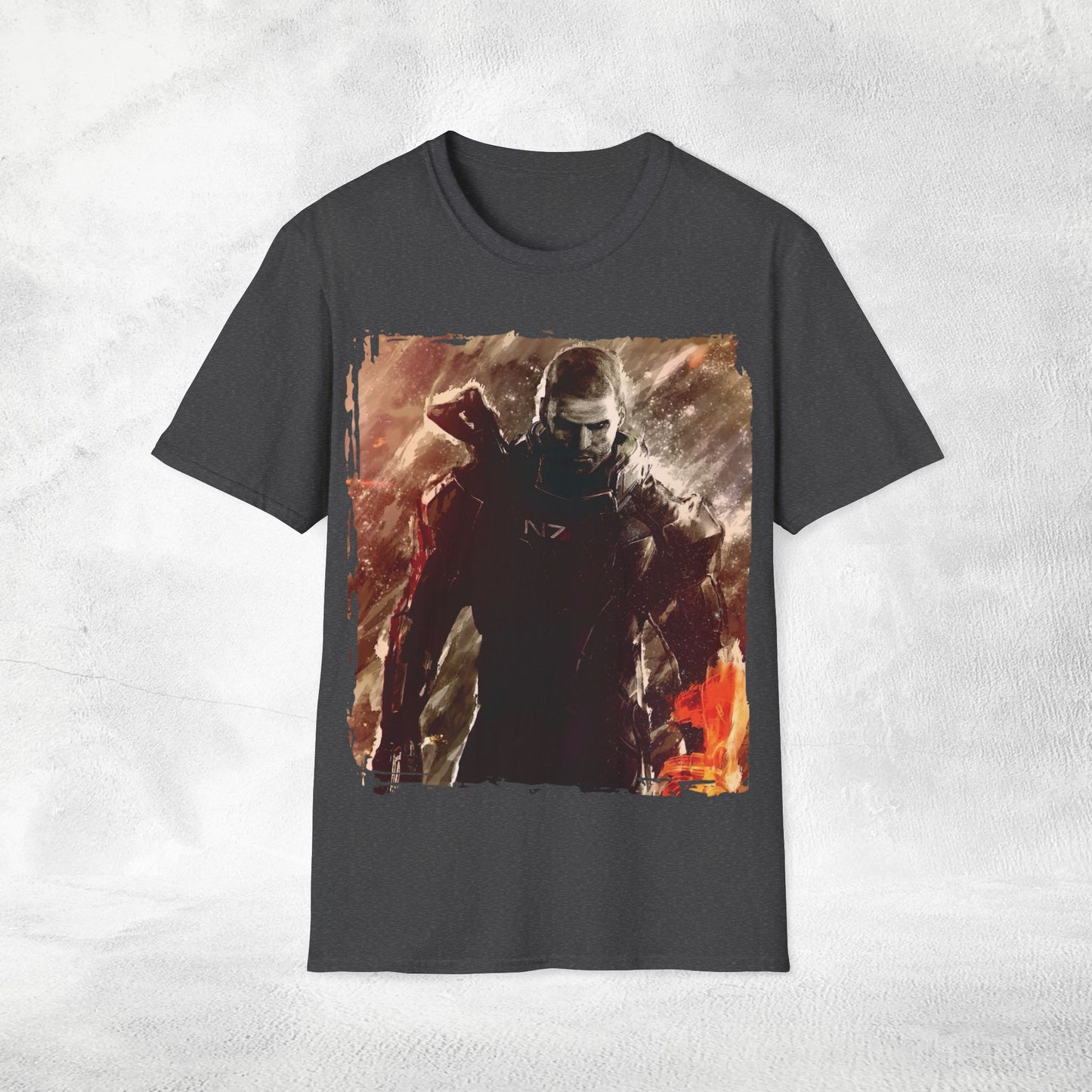 Unisex gaming shirt Mass Effect Shepard