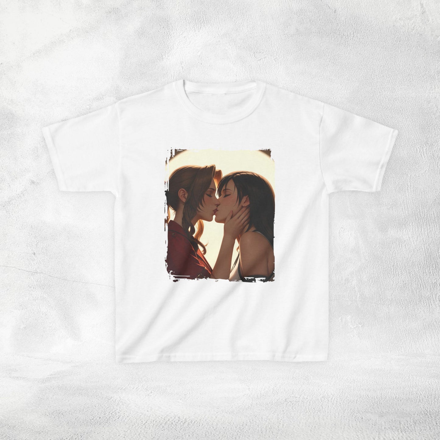 Kids gaming shirt Final Fantasy Tifa Lockhart and Aerith Gainsborough