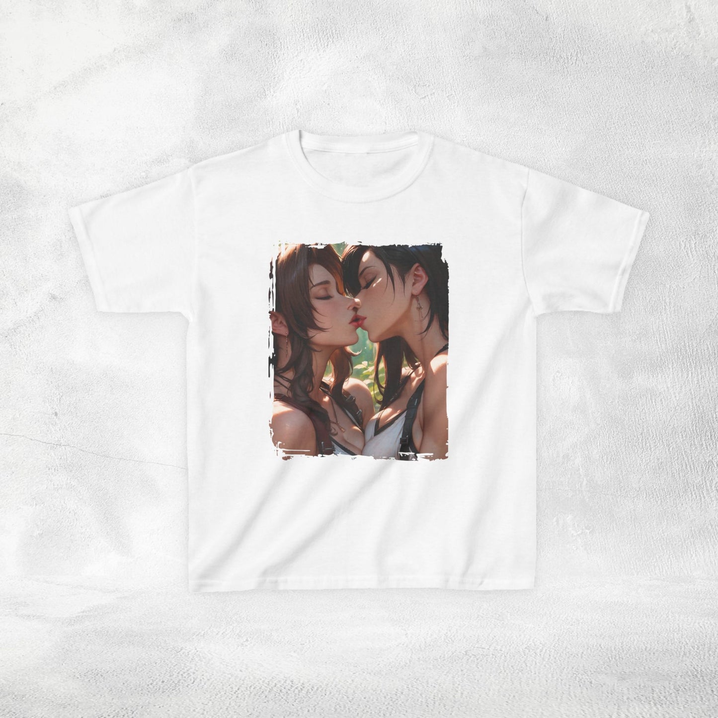 Kids gaming shirt Final Fantasy Tifa Lockhart and Aerith Gainsborough