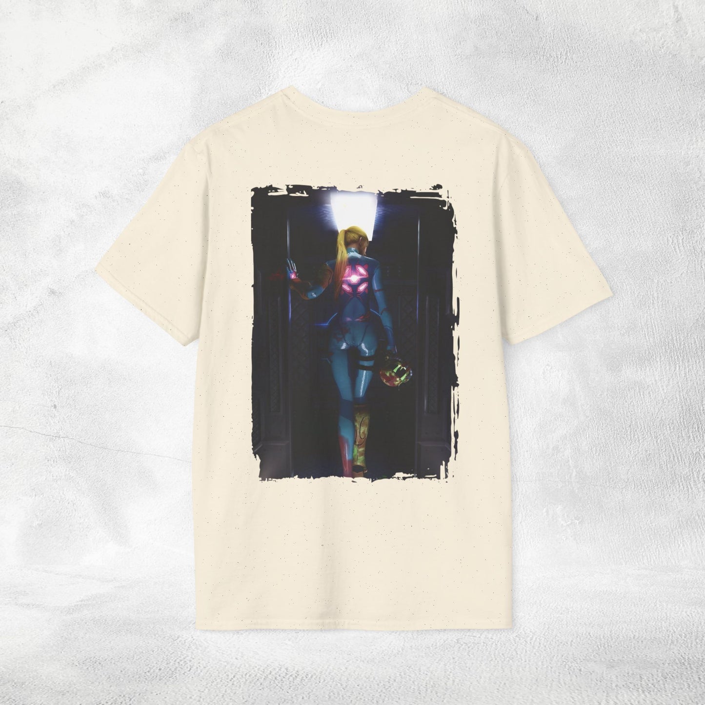 Unisex Gaming shirt Samus Aran BACKPRINT