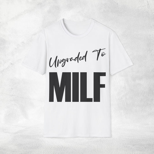 Women's Wifey T-shirt Upgraded to MILF