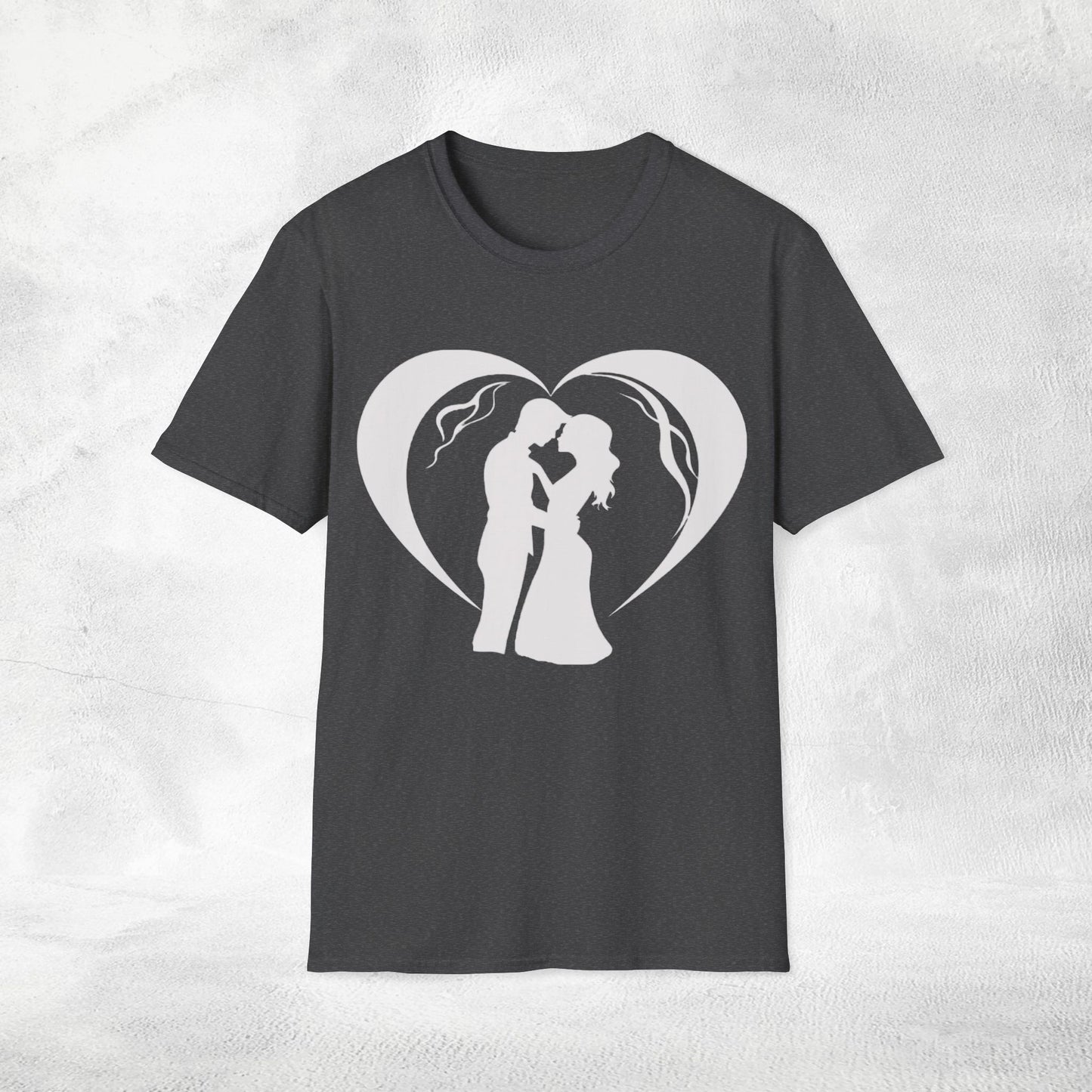 Unisex couples T-Shirt heart