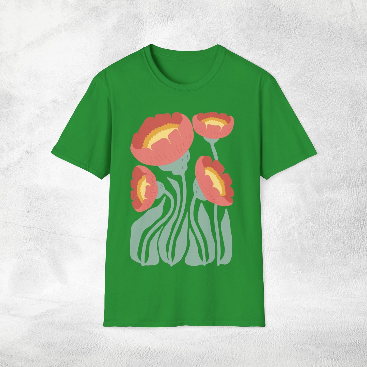 Womens shirt Dänische Blumen