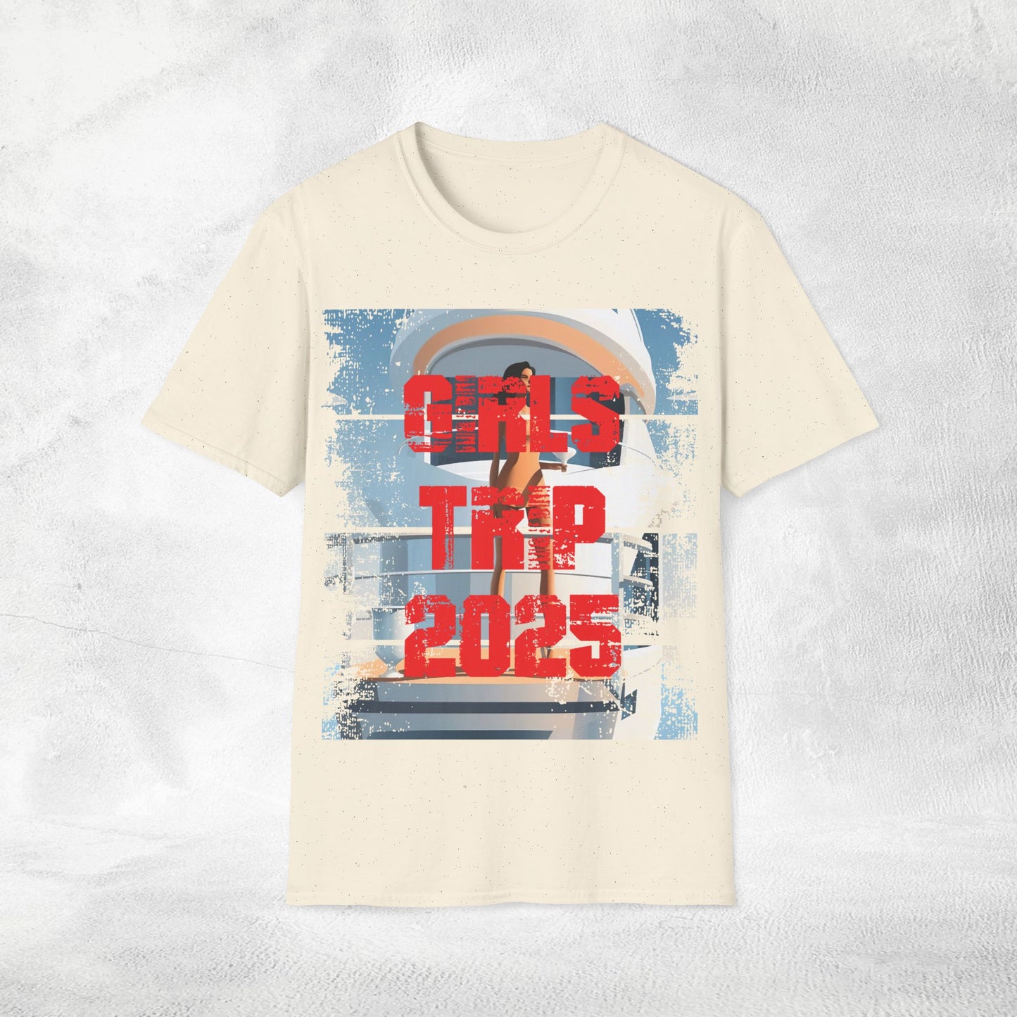 Womens T-shirt girls trip 2025