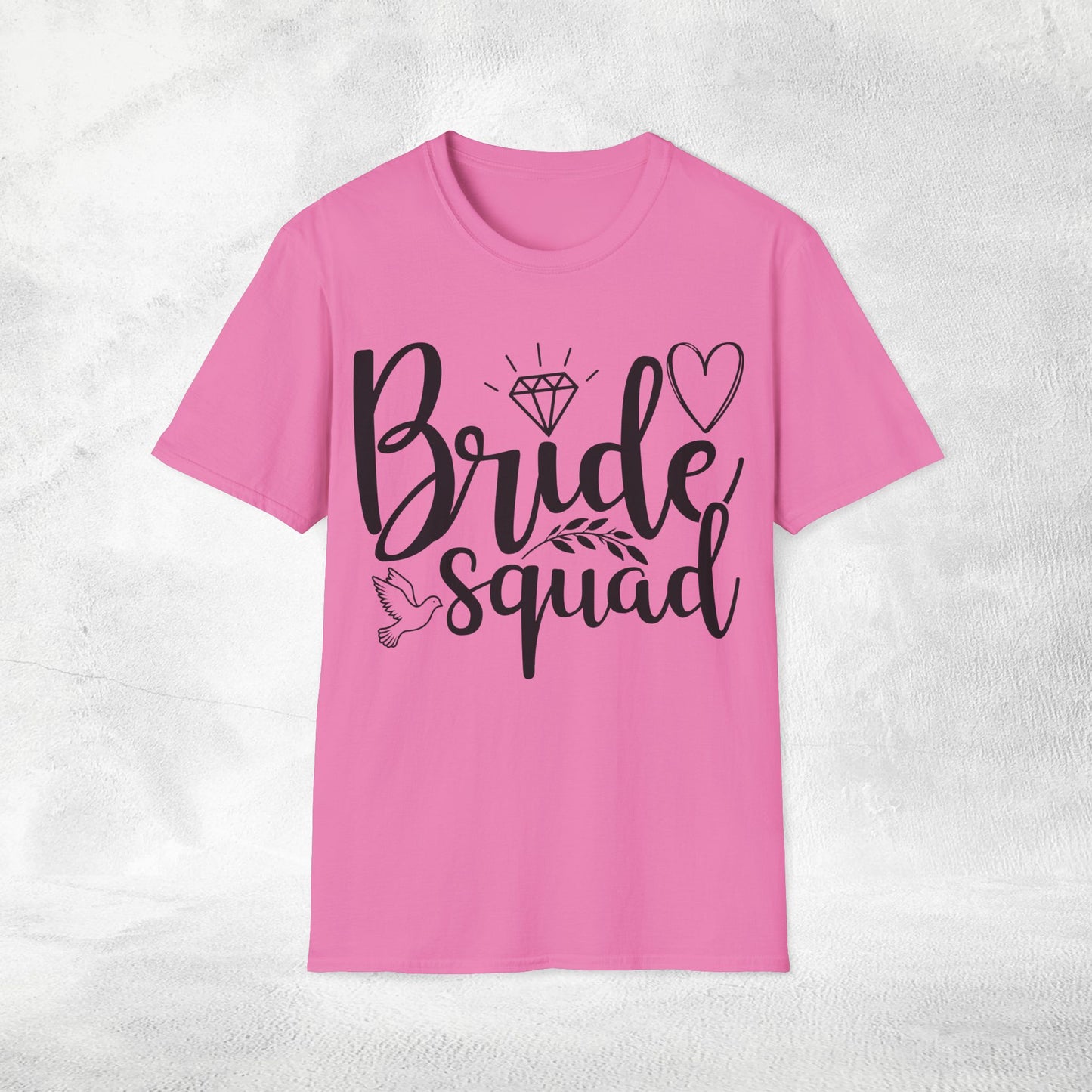 Women T-Shirt bride squad bachelorette party