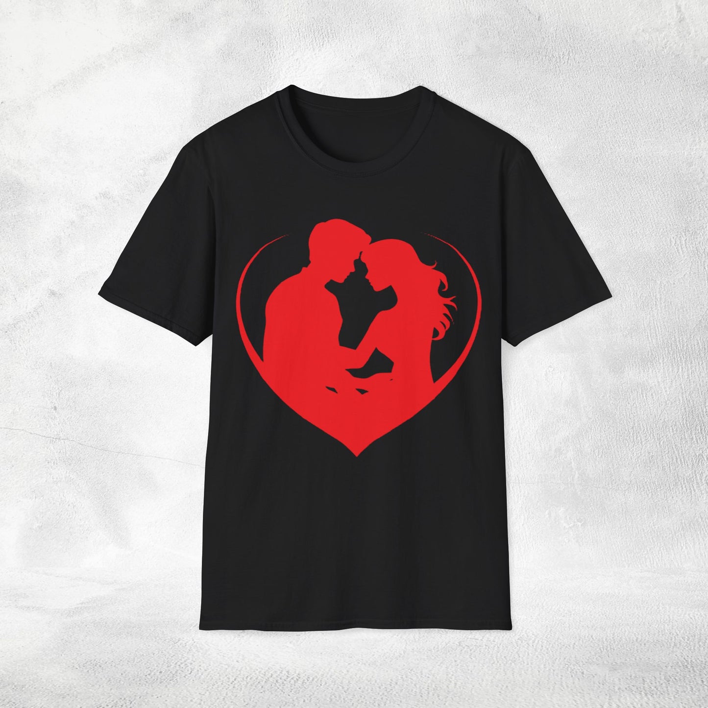 Unisex couples T-Shirt heart