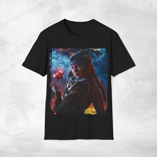 Unisex gaming shirt Baldur's Gate 3 Shadowheart