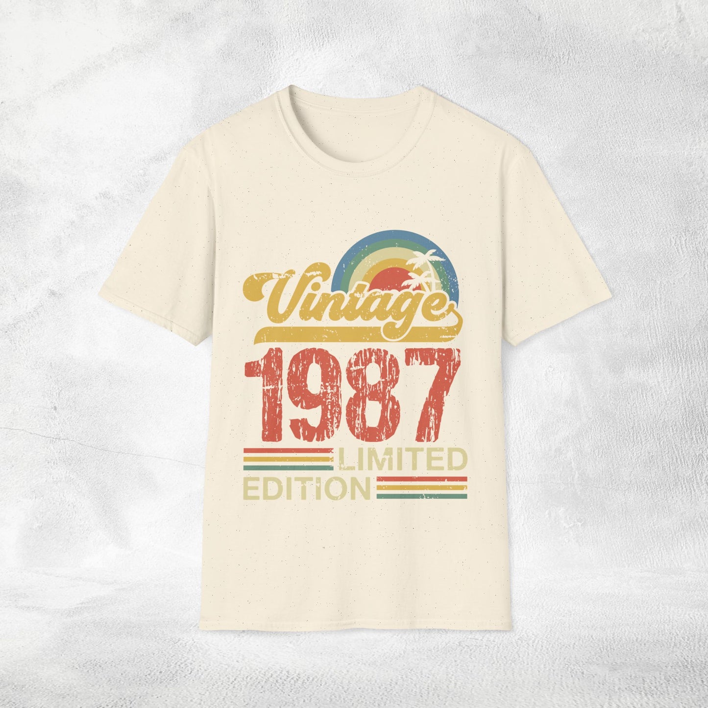 Unisex year of birth shirt 1987