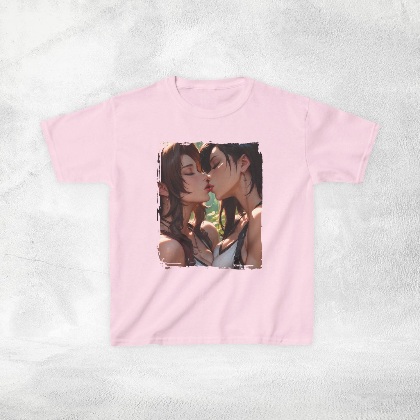 Kids gaming shirt Final Fantasy Tifa Lockhart and Aerith Gainsborough